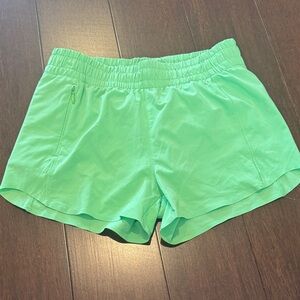 Athleta Light Green Athletic Shorts